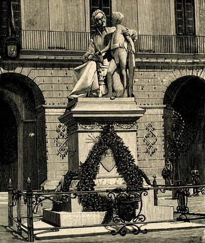 Památník Francesca Capece (1769-1848), Antonio Bortone (1844-1938), Maglie, Apulie, Itálie od Antonio Bortone