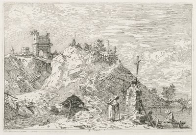 Pohledy: Poutník na modlitbě od Antonio Canaletto