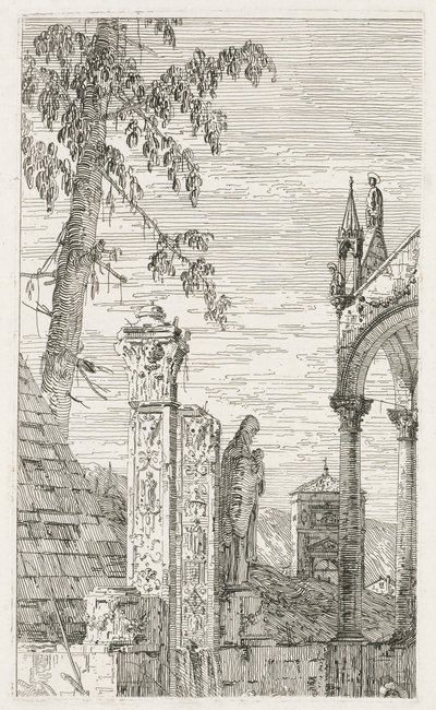 Pohledy: Fragmenty soch od Antonio Canaletto