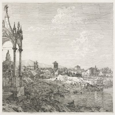 Pohledy: Biskupův hrob od Antonio Canaletto