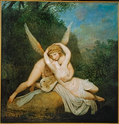 Amor a Psyché ... (malba na plátně) od Antonio Canova
