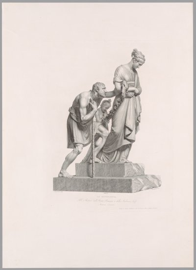 Charita, z Oeuvre de Canova od Antonio Canova