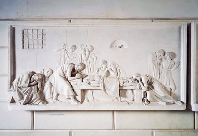 Crito zavírá oči Sokrata od Antonio Canova