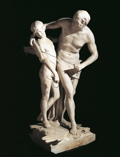Daedalus a Ikaros od Antonia Canova (1757-1822), mramorová socha, výška 220 cm od Antonio Canova