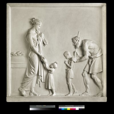 Feeding the Hungry, 1795 (omítka) od Antonio Canova