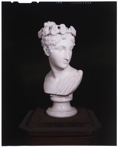 Head of a Dancer, 1820 (mramor) od Antonio Canova
