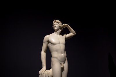 MILÁN, ITÁLIE - červen 2020: antická socha Apollóna, který si vřeští - 1782 - Ant..., 2019 (foto) od Antonio Canova