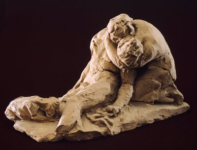 Venuše a Adonis od Antonia Canovy (1757-1822), model z hlíny od Antonio Canova