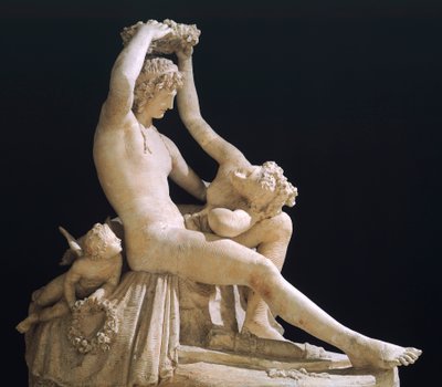 Venuše korunující lásku od Antonia Canovy (1757-1822), sádrový model od Antonio Canova