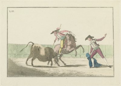 Plate III, ze série Collection of the Main Actions in a Bullfight od Antonio Carnicero