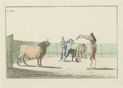 Plate VII, ze série Collection of the Main Actions in a Bullfight od Antonio Carnicero
