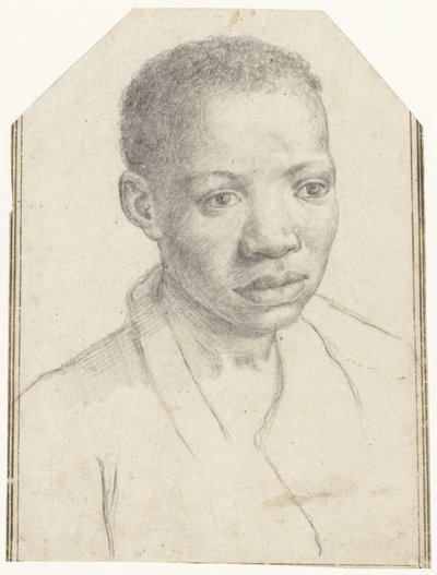 Portrét černého chlapce od Antonio Carracci