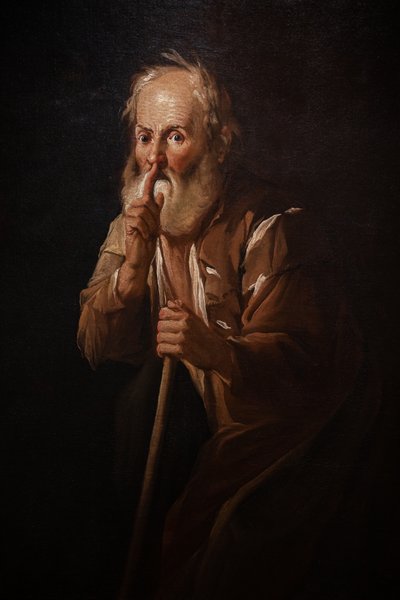 Starý muž volá po tichu od Antonio Cifrondi