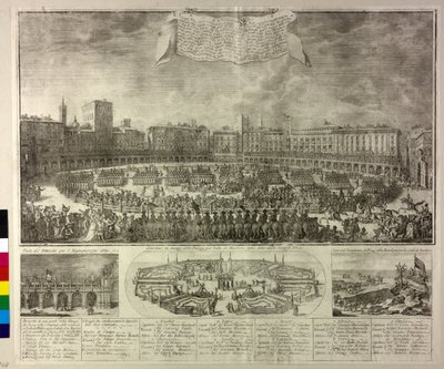 Ilustrace slavností od Antonio Cioci or Ciocchi