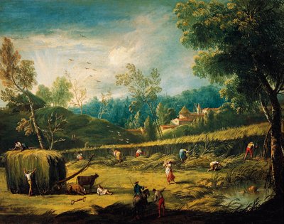 Léto, od Antonia Dizianiho (1737-1797), obraz. od Antonio Diziani