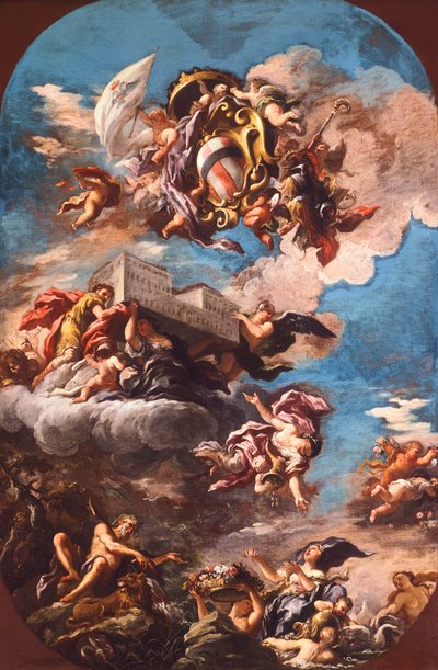 Glorifikace rodiny Corsini od Antonio Domenico Gabbiani