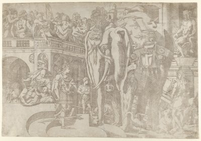 Královský slon, 1542-45. od Antonio Fantuzzi