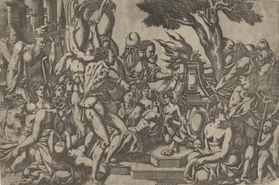 Oběť, 1542. od Antonio Fantuzzi