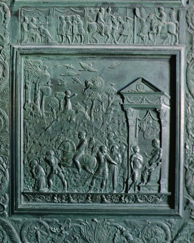 Stětí svatého Pavla, detail z 