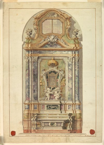 Oltář od Antonio Foschini, 1741 – 1813