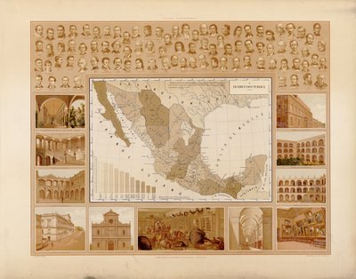 Atlas painters je historická ze Spojených států mexických. od Antonio García Cubas