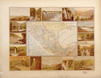 Malířský a historický atlas Spojených států mexických. LOC 2008621671-10 od Antonio García Cubas