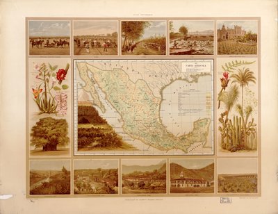 Malířský a historický atlas Spojených států mexických. LOC 2008621671-11 od Antonio García Cubas
