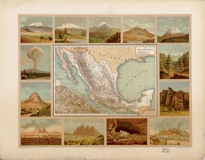 Malířský a historický atlas Spojených států mexických. LOC 2008621671-9 od Antonio García Cubas