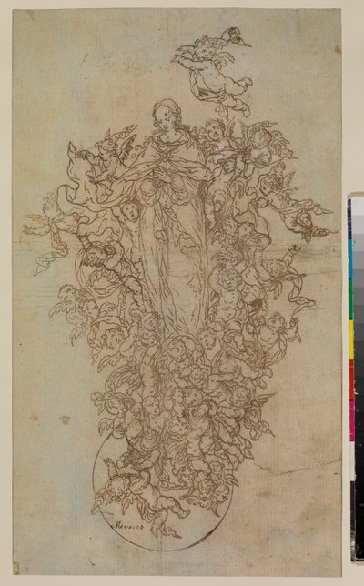 Panna Neposkvrněného početí (recto) od Antonio García Reinoso