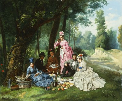 Piknik, 1874 od Antonio Garcia Mencia