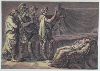Nero nalézá tělo své matky Agrippiny od Antonio Giuseppe Basoli