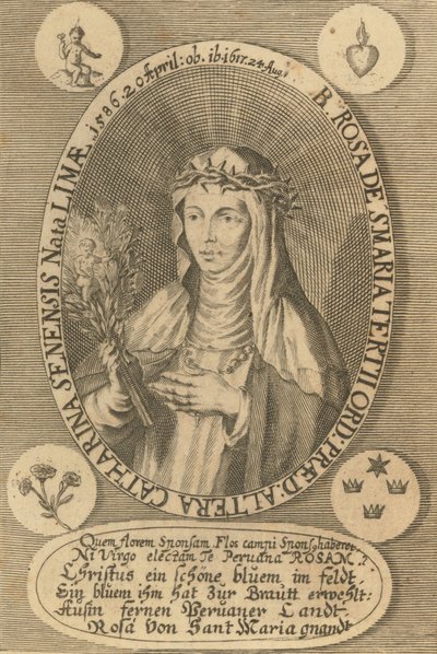 Svatá Růže z Limy, 1668. od Antonio González de Acuña