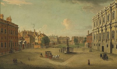 Čtyři pohledy na Londýn: The Privy Garden, Whitehall od Antonio Joli