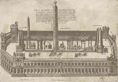 Velmi přesný popis Circus Maximus od Antonio Lafreri