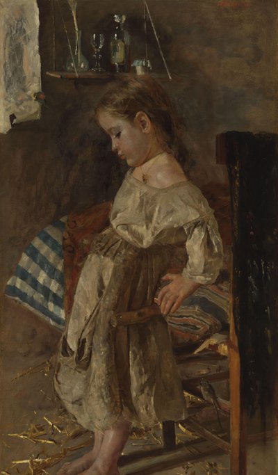 ubohé dítě od Antonio Mancini