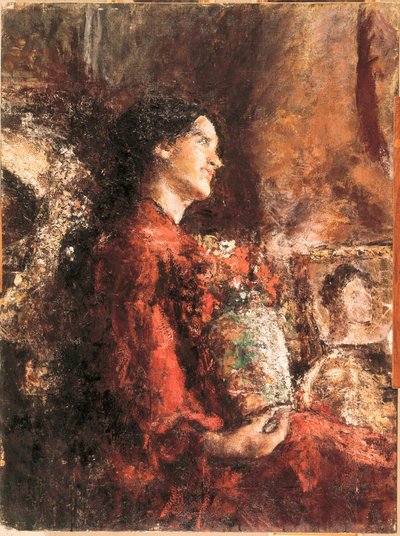 Lidia, konec 19.-začátek 20. století (olejomalba) od Antonio Mancini