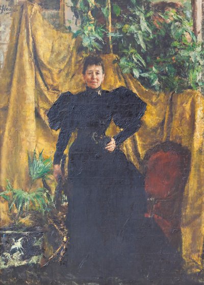 Portrét paní Pantaleoniové od Antonio Mancini
