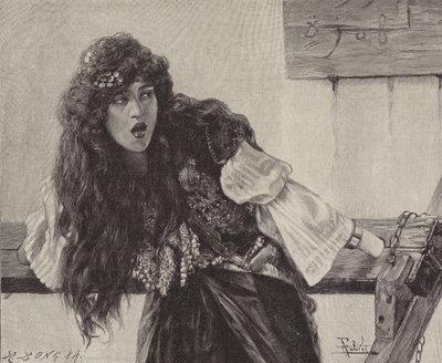 Pomlouvač (rytina) od Antonio Maria Fabres y Costa