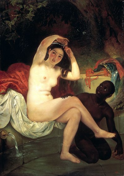 Koupání Bathsheba, 1832. od Antonio Molinari