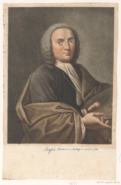 Portrét umělce Antonia Rossiho od Antonio Pazzi