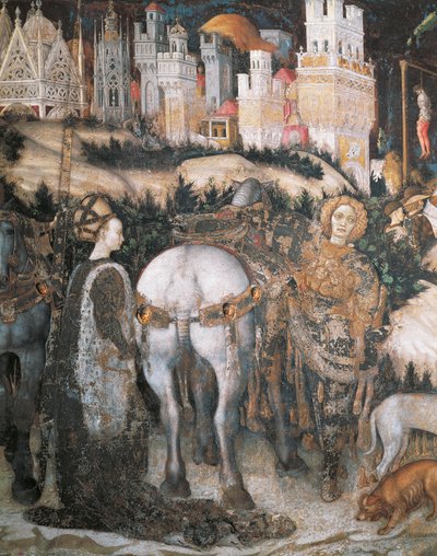 Svatý Jiří a princezna od Antonio Pisanello