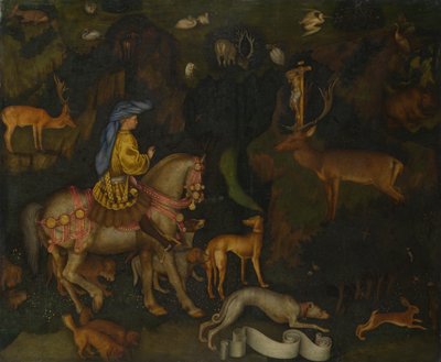 Vidění svatého Eustace, c. 1440 od Antonio Pisanello