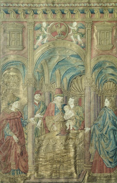 Obřízka svatého Jana Křtitele od Antonia del Pollaiuola (cca 1431-1498), vyšívaná roucha od Antonio Pollaiuolo