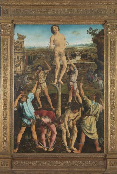 Umučení svatého Šebestiána, 1475 od Antonio Pollaiuolo
