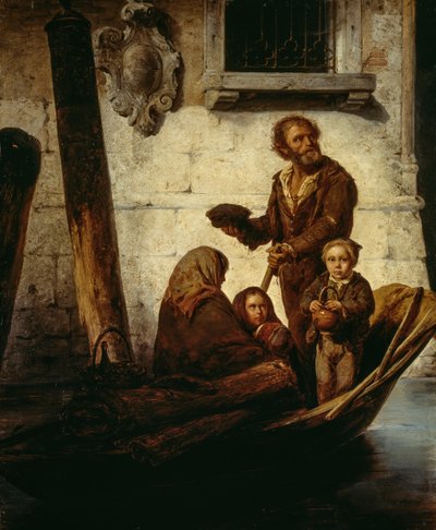 Rodina obyčejných lidí na lodi od Antonio Rotta