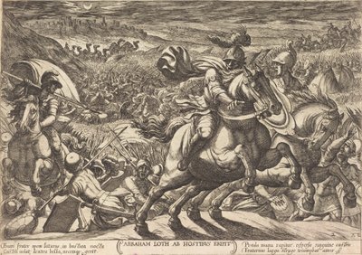 Abraham nutí nepřátele, kteří drží jeho synovce, uprchnout od Antonio Tempesta