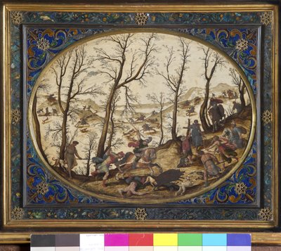 Smrt Adonise, kolem 1620 (olej na kameni) od Antonio Tempesta