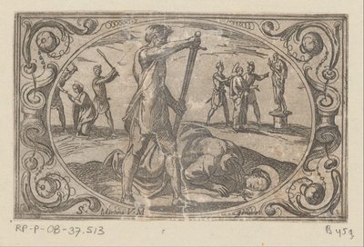 H. Martina Romeinse martelaressen (název série) Imagini di moltes vergini Rom v mučednictví (název série) od Antonio Tempesta