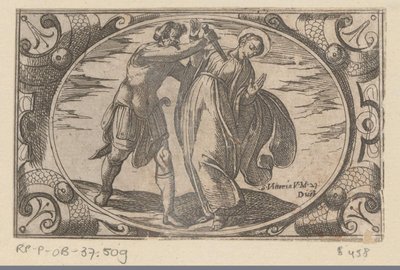 H. Victoria Romeinse martelaressen (název série) Imagini di moltes vergini Rom v mučednictví (název série) od Antonio Tempesta