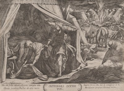 Deska 23: Judita a Holofernes, z 